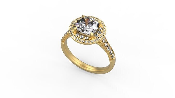 Women Solitaire 6143 3D print model