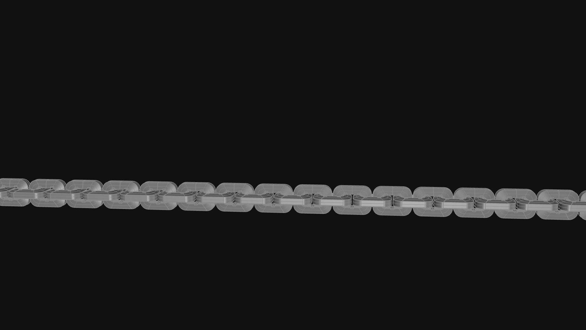 CHAIN BRACELET  3D print model_3