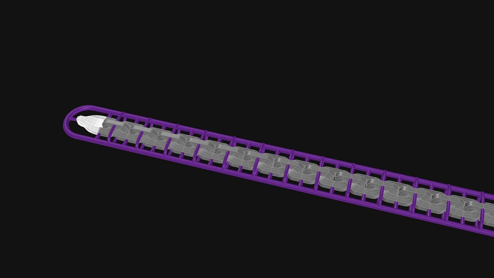 CHAIN BRACELET  3D print model_7