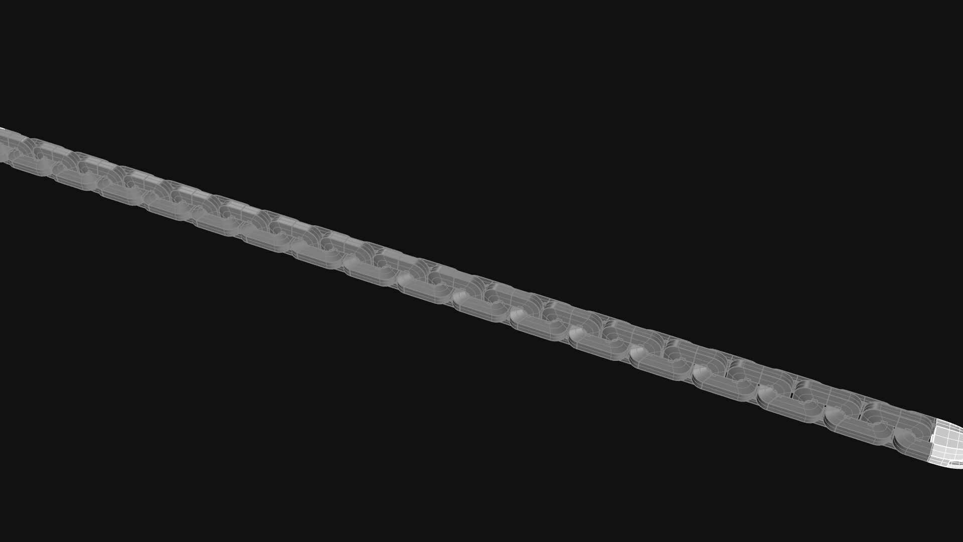 CHAIN BRACELET  3D print model_1