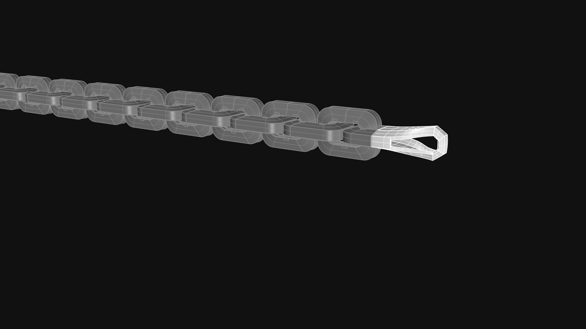 CHAIN BRACELET  3D print model_2