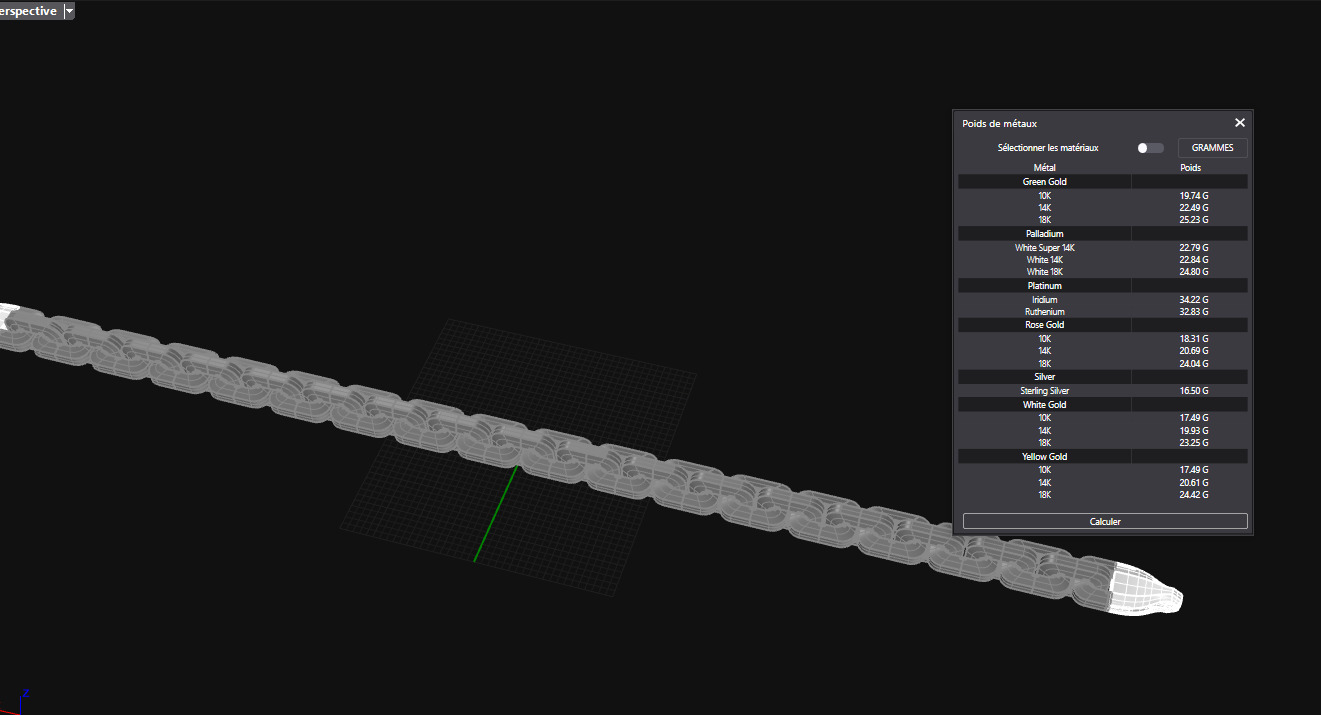 CHAIN BRACELET  3D print model_8