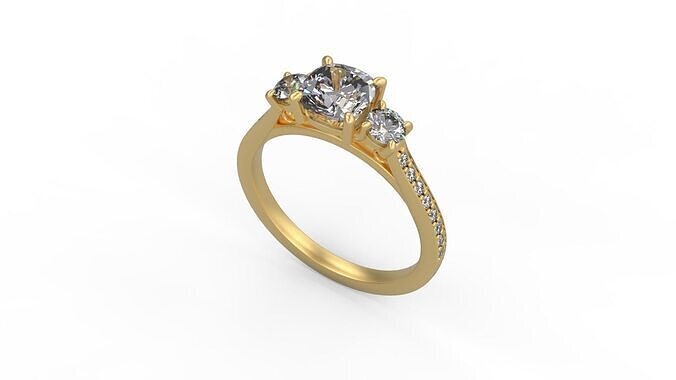 Women Solitaire 6043 3D print model