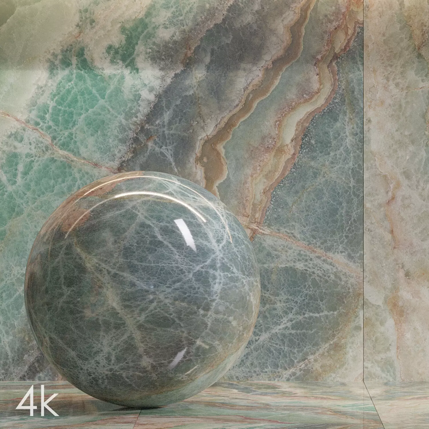 Cifre Ceramica Set 21 - Jade Marble - Lixium - 4k Textures Texture