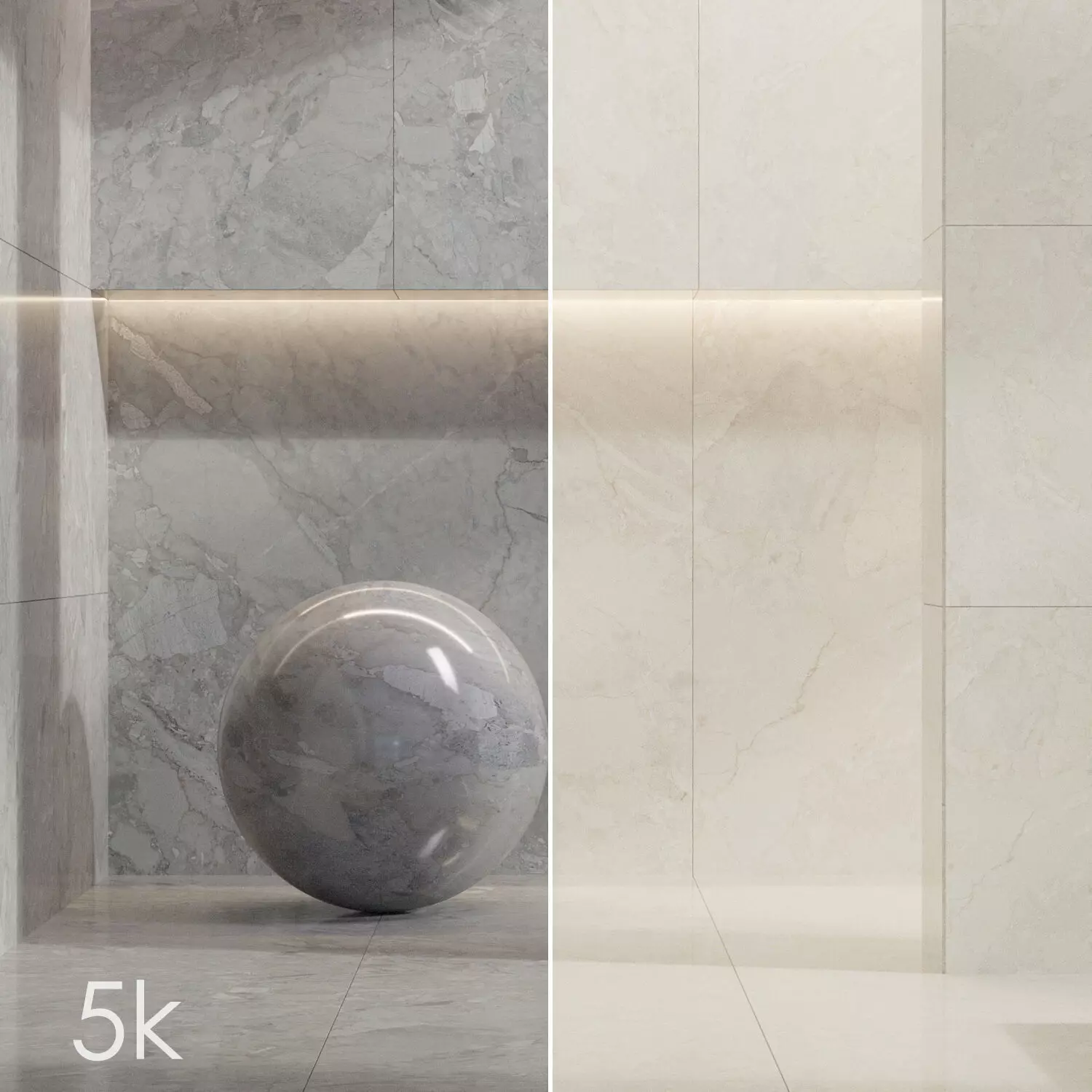 Cifre Ceramica Set 18 - Quartz Bundle - 2 Colors - 5k Texture