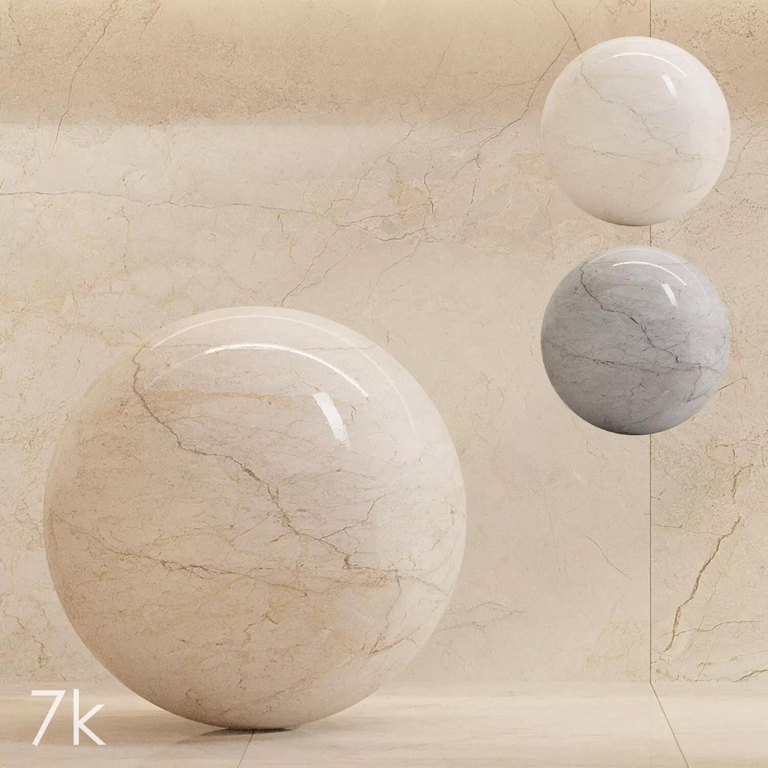 Cifre Ceramica Set 13 - Marble Bundle - 3 Colors - 7k Texture