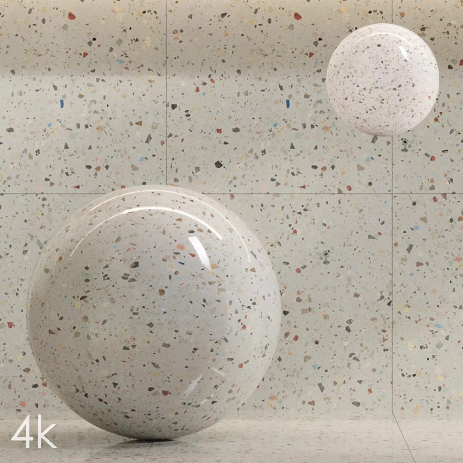 Cifre Ceramica Set 09 - Terrazzo Bundle - 2 Colors - 4k Texture