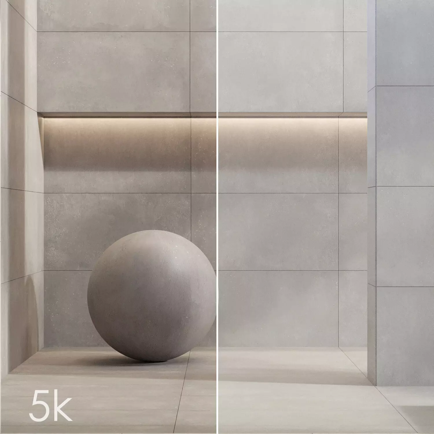 Cifre Ceramica Set 02 - Concrete BUNDLE - 2 types - 5k Textures Texture