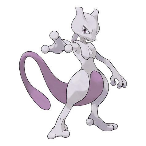 Mewtwo Pokemon Cookie cutter  3D print model_6