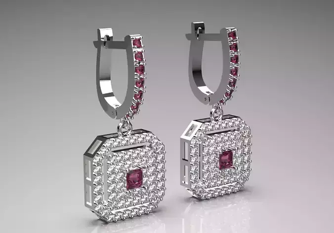 luxury diamond earring je0007