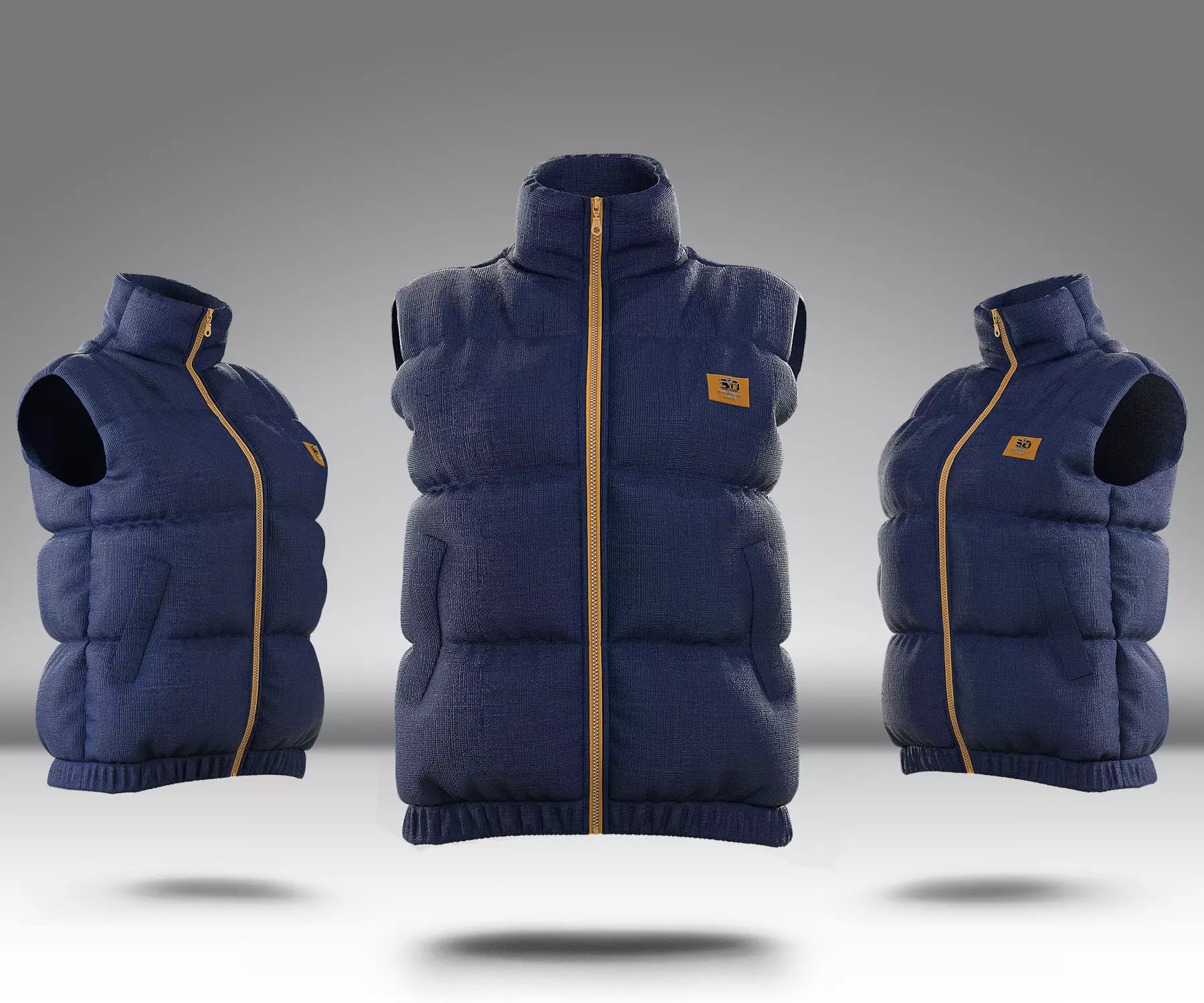 Puffer Jacket 01   3D model_0