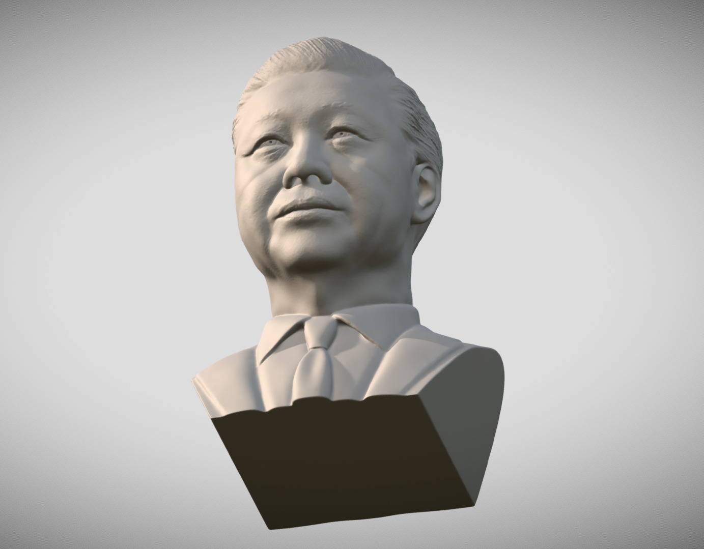 Xi Jinping bust 3D print model_15