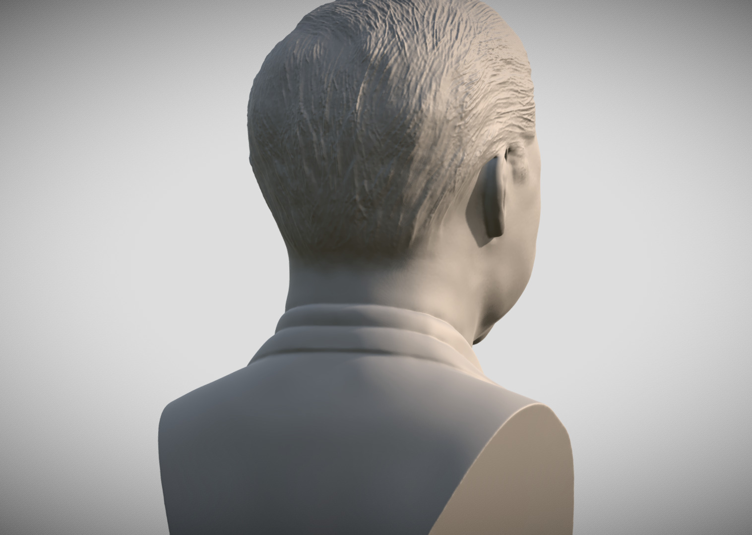 Xi Jinping bust 3D print model_6