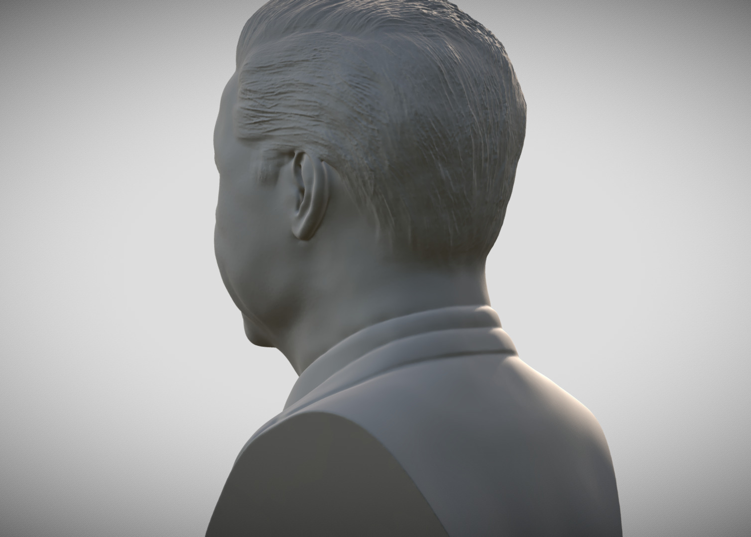 Xi Jinping bust 3D print model_5