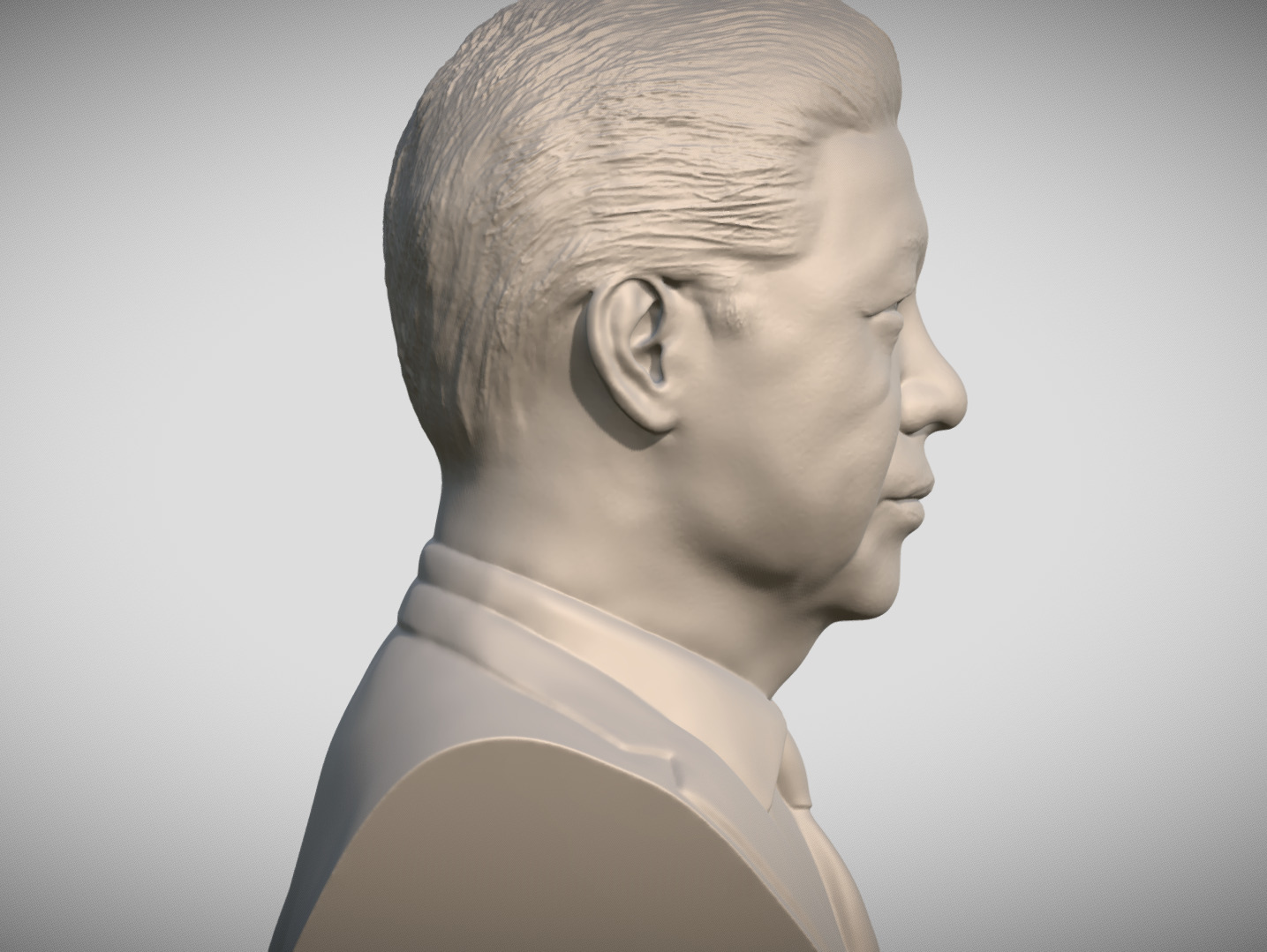 Xi Jinping bust 3D print model_7