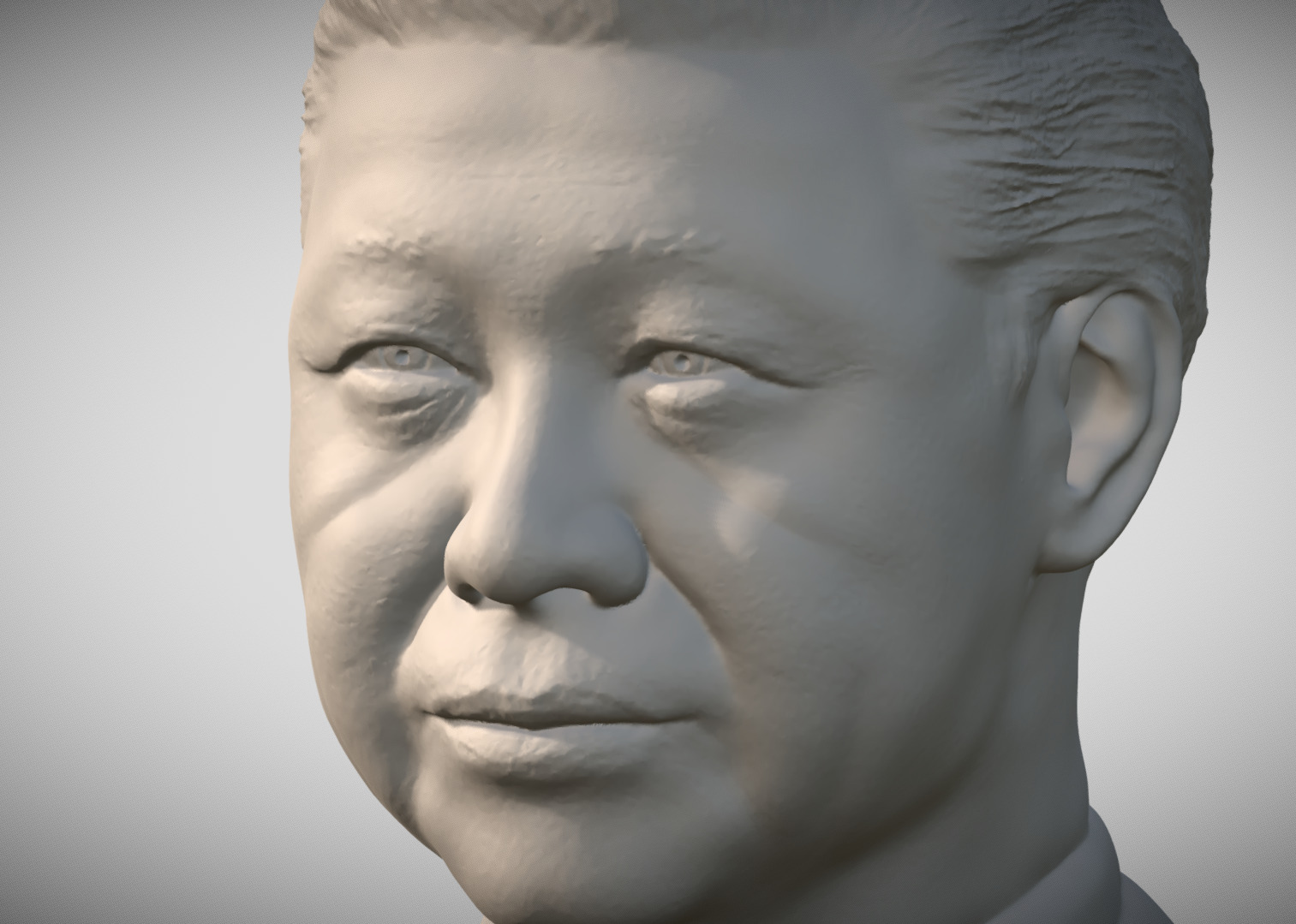 Xi Jinping bust 3D print model_17