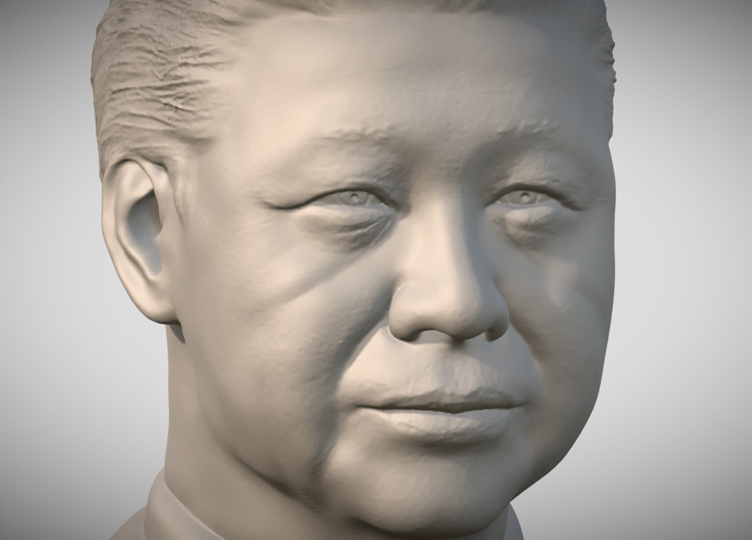 Xi Jinping bust 3D print model_16