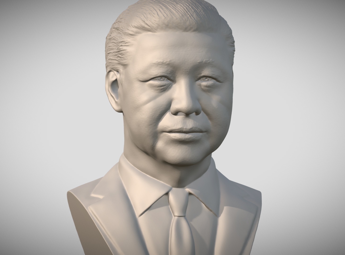 Xi Jinping bust 3D print model_11