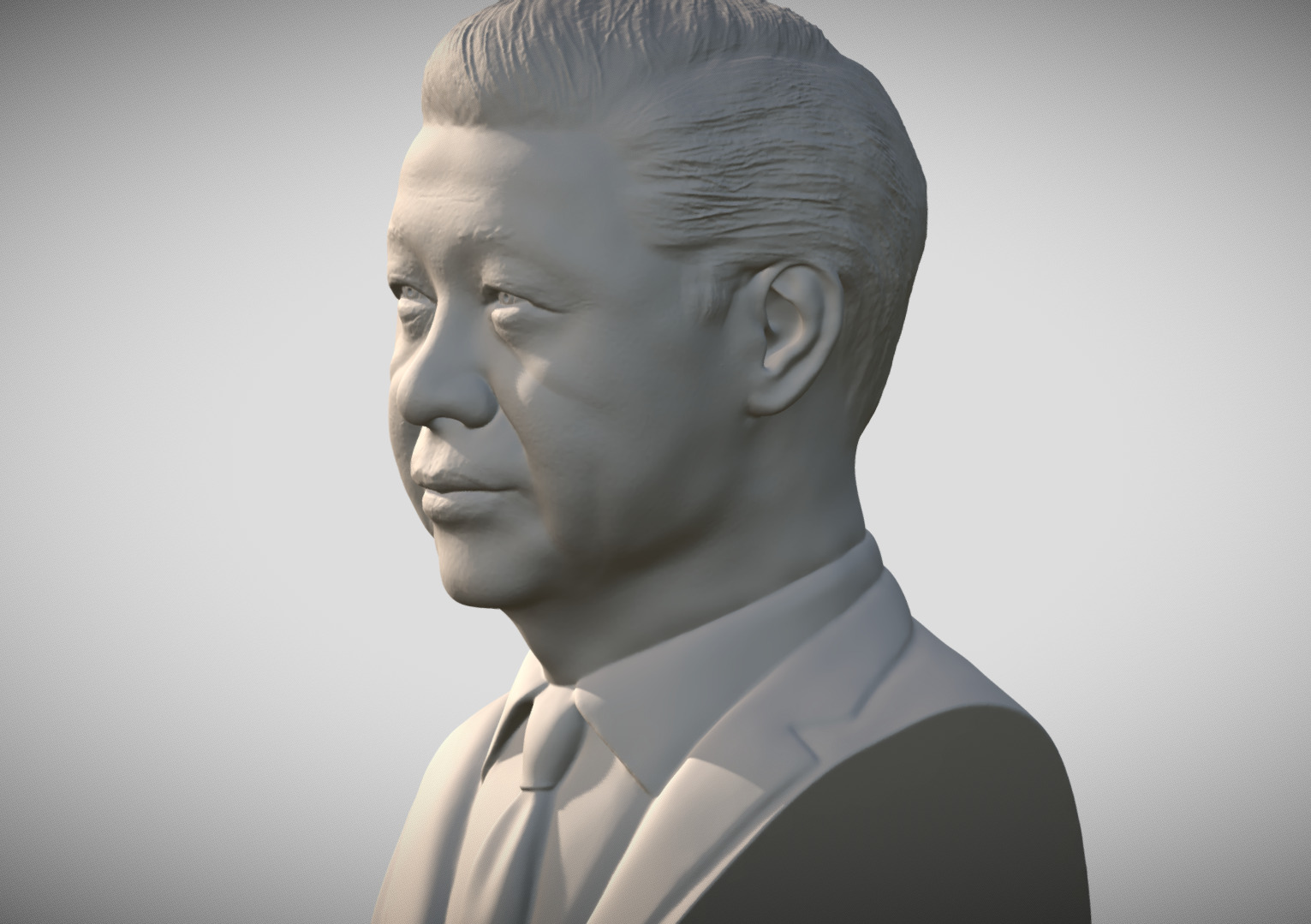 Xi Jinping bust 3D print model_3