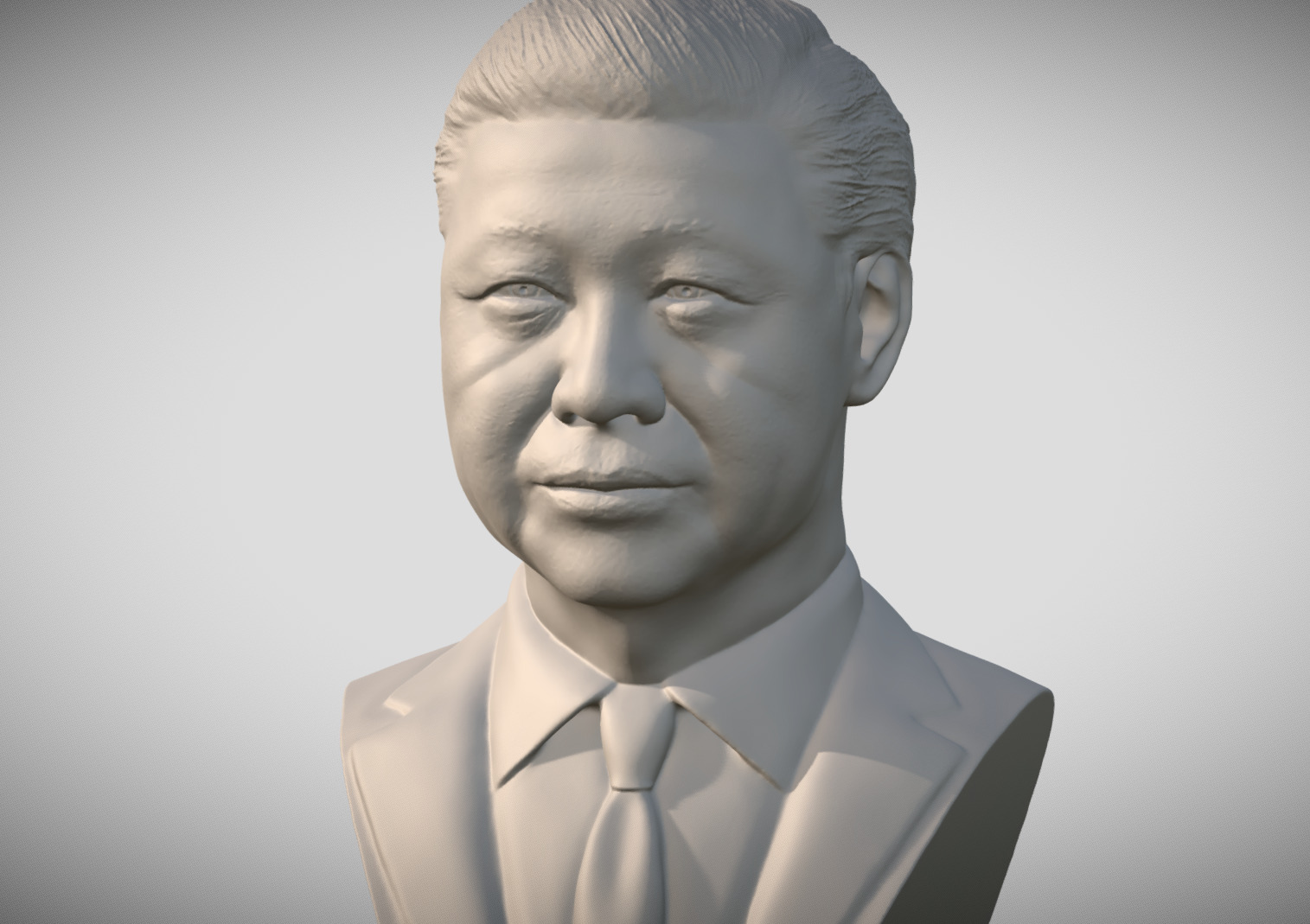 Xi Jinping bust 3D print model_1