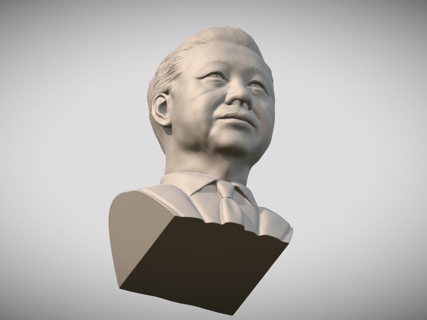 Xi Jinping bust 3D print model_14