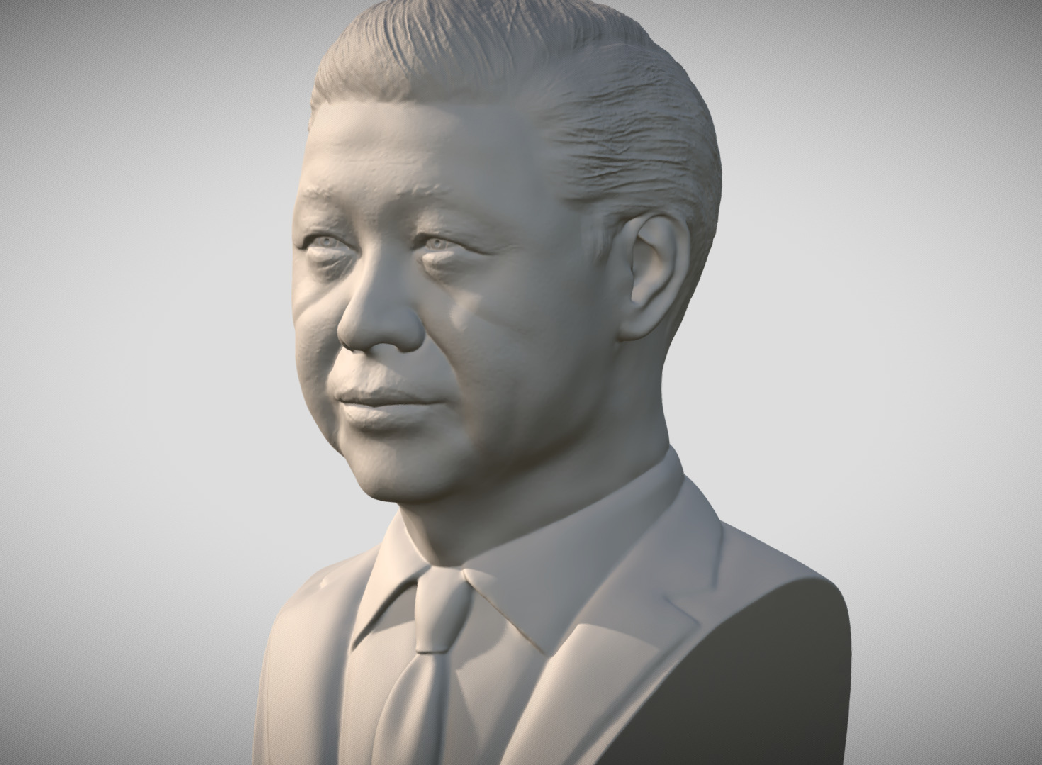 Xi Jinping bust 3D print model_2