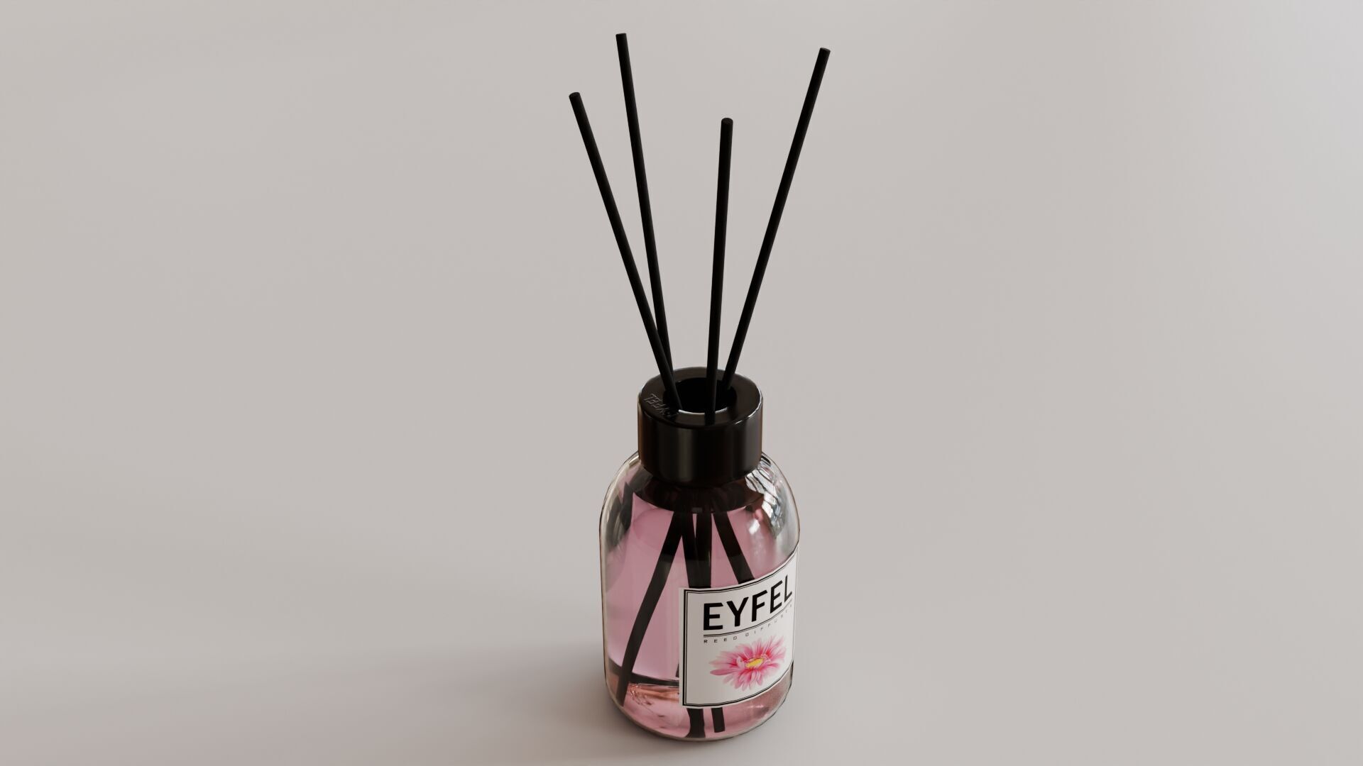 Flower Garden Low-poly 3D model_27