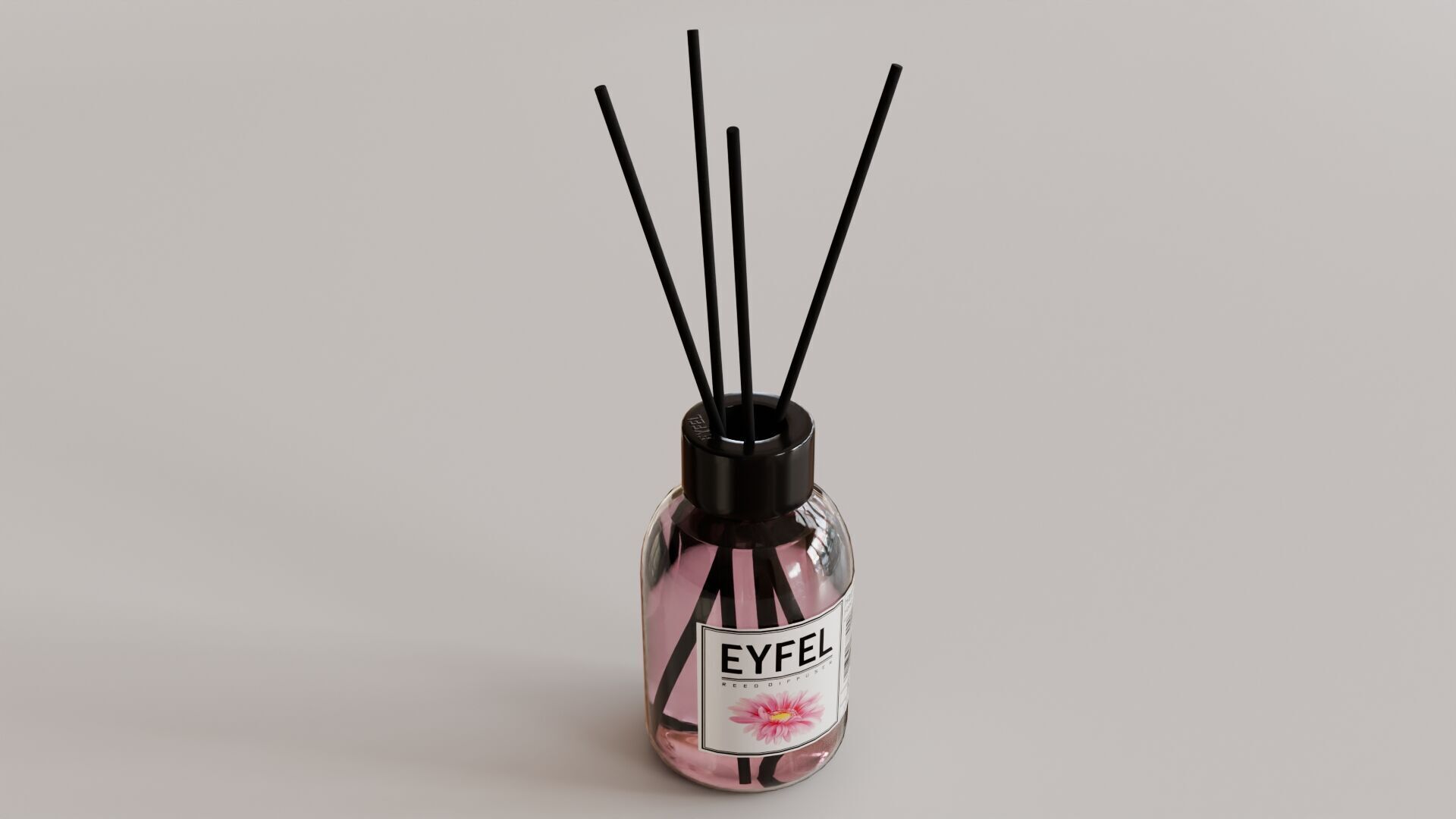 Flower Garden Low-poly 3D model_25