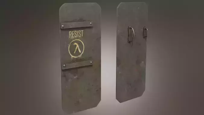Half-Life 2 Shield Pack Free low-poly 3D model