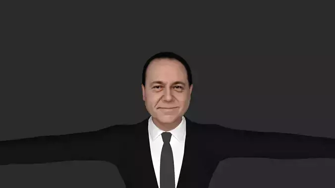 Kevin Spacey Hyper Realistic Full Body  Rigged 3D Character