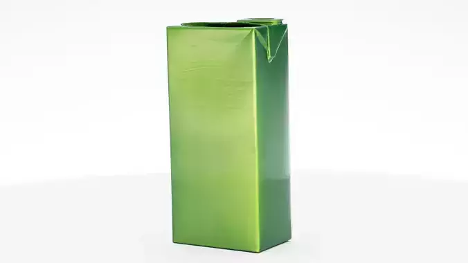 1L Juice tetra pack 3d scan 3D model