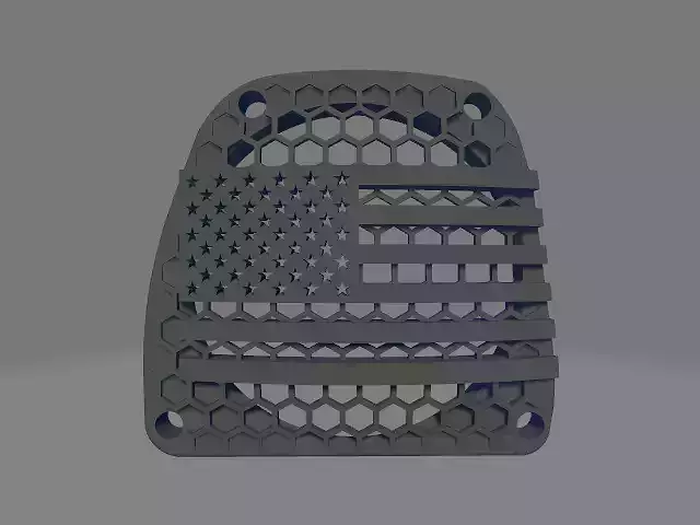 Speaker enclosure for Harley Davidson front lowers - American