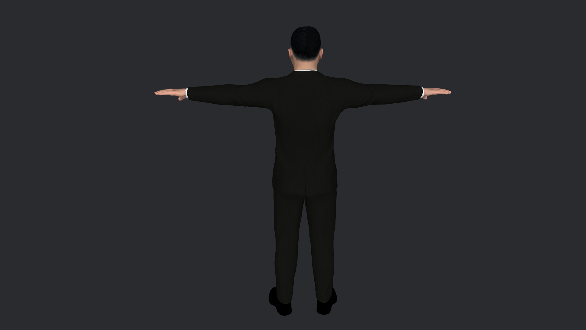 Kim Jong-un Hyper Realistic Full Body  Rigged 3D Character 3D model_22
