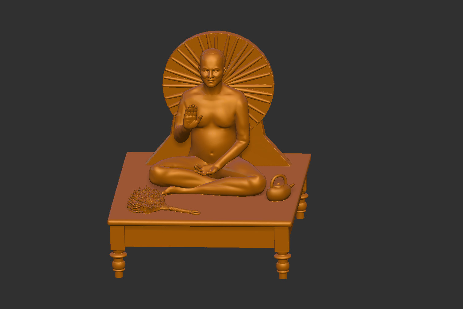 jain guru 3D print model_9