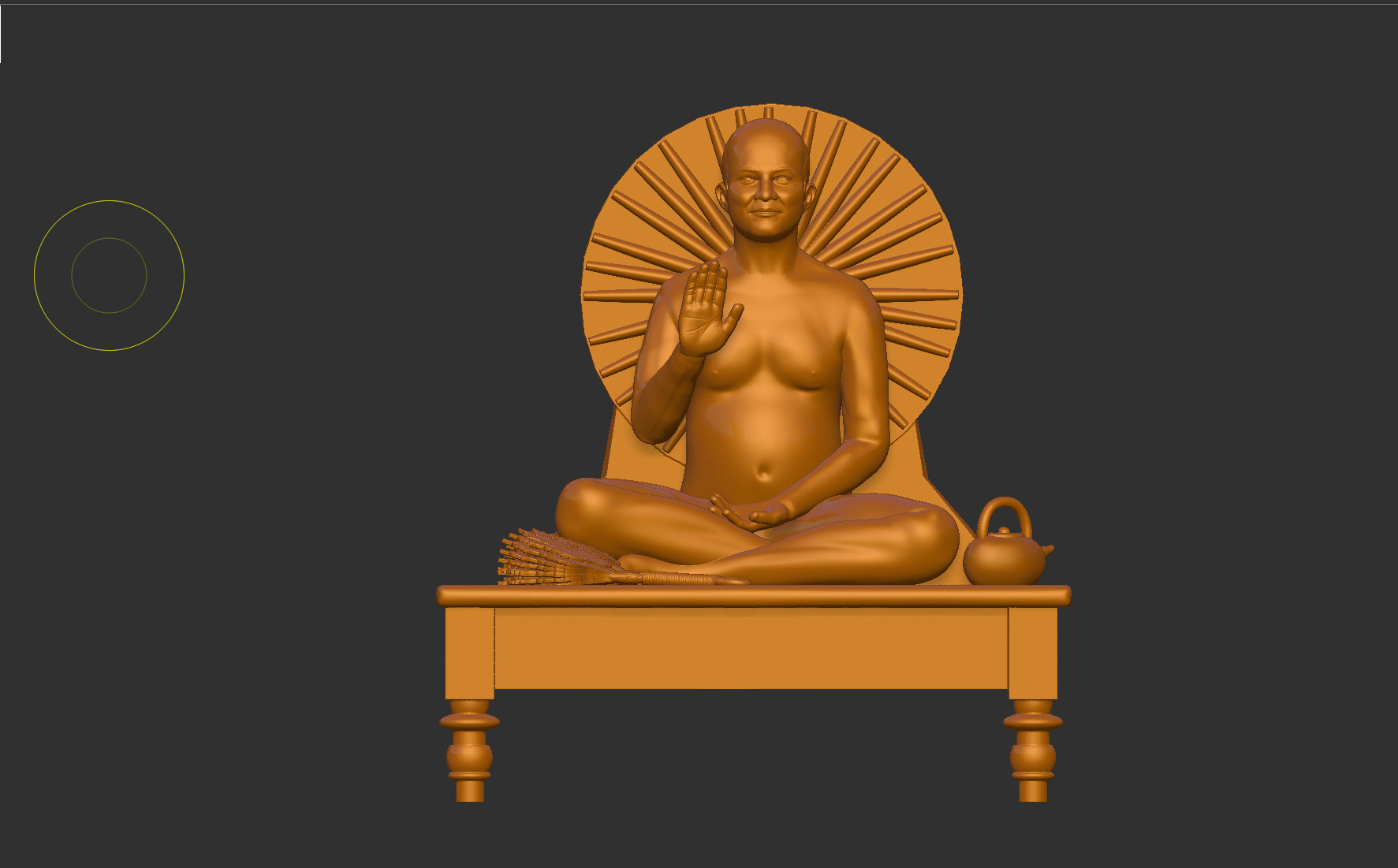 jain guru 3D print model_2