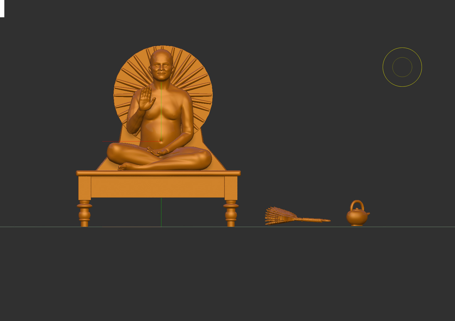 jain guru 3D print model_13