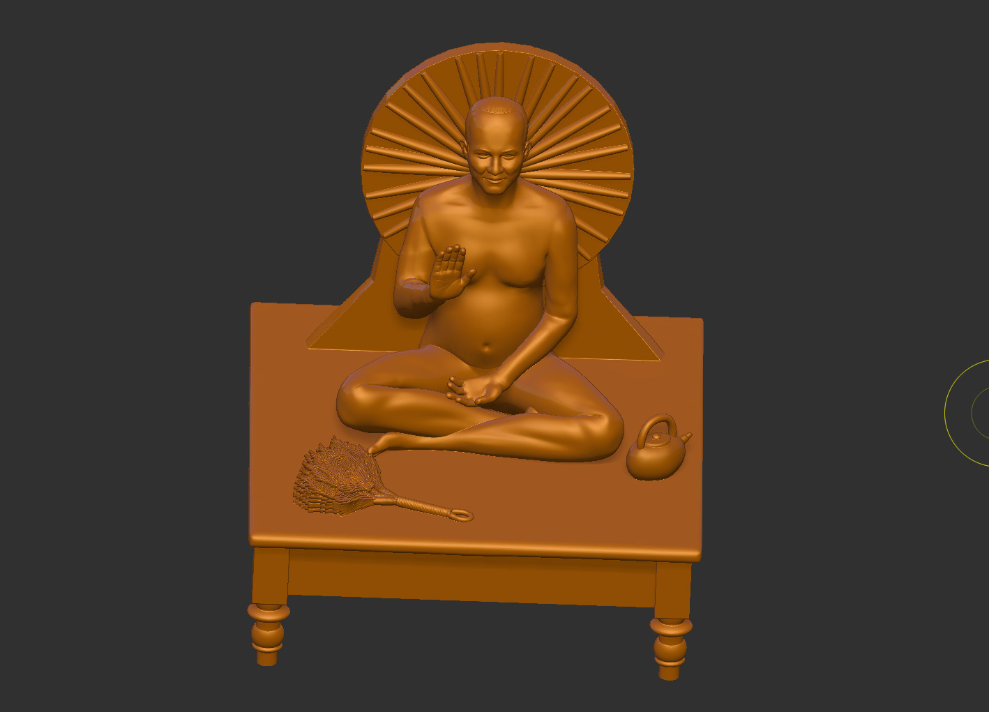 jain guru 3D print model_5