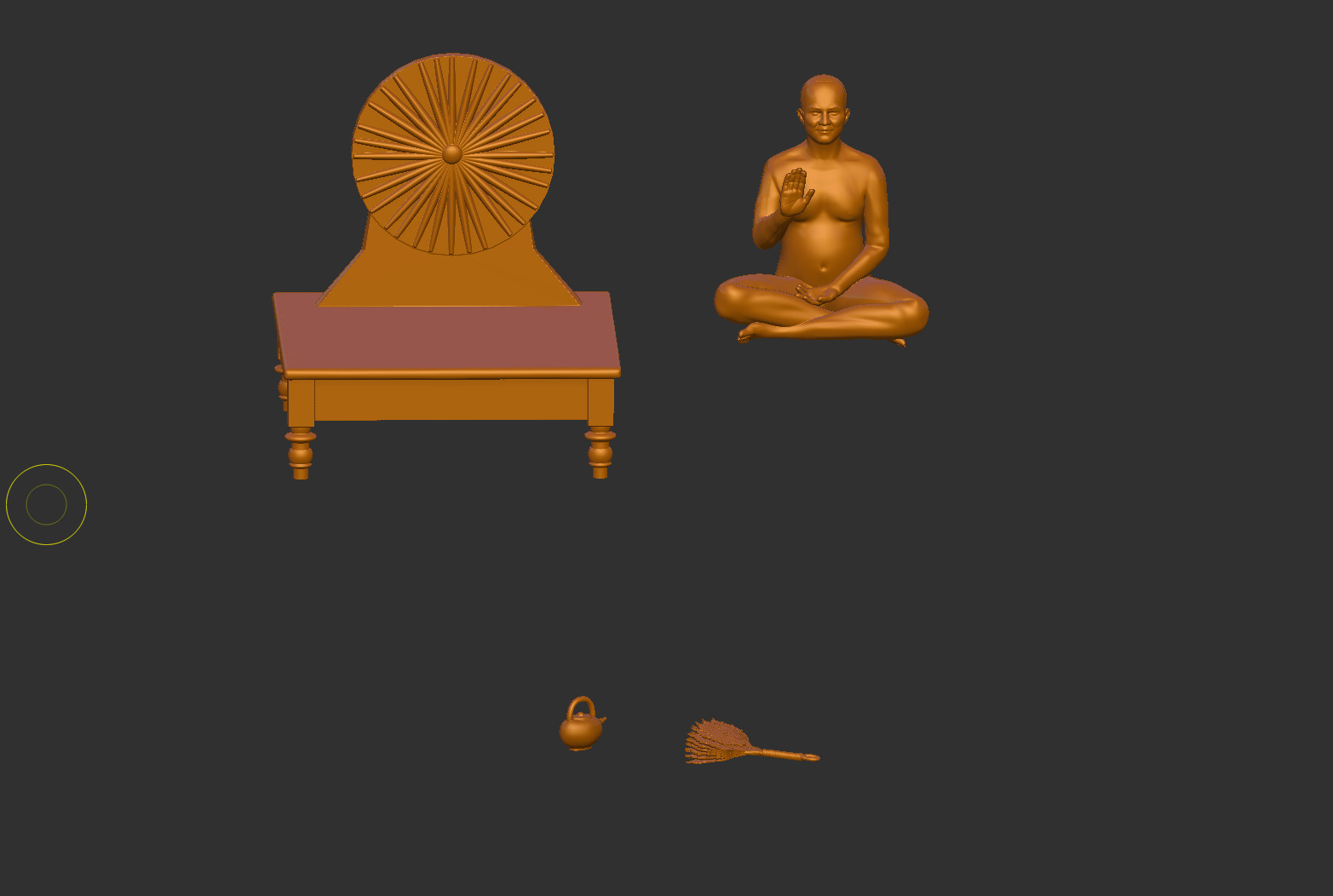 jain guru 3D print model_11