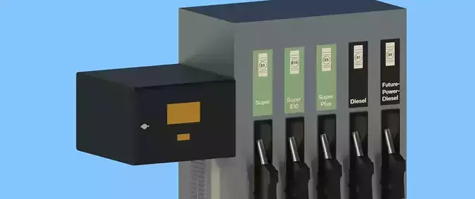 Zapfsauule Gas Pump