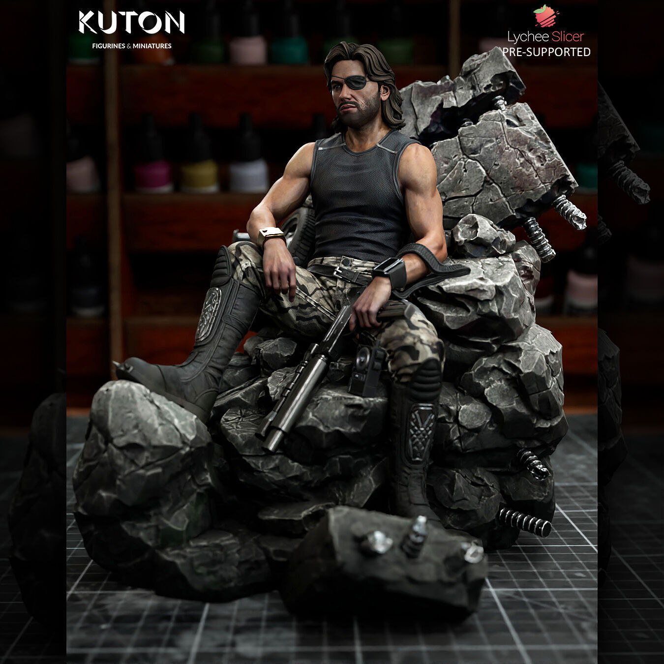 Snake Plissken 3D print model_2