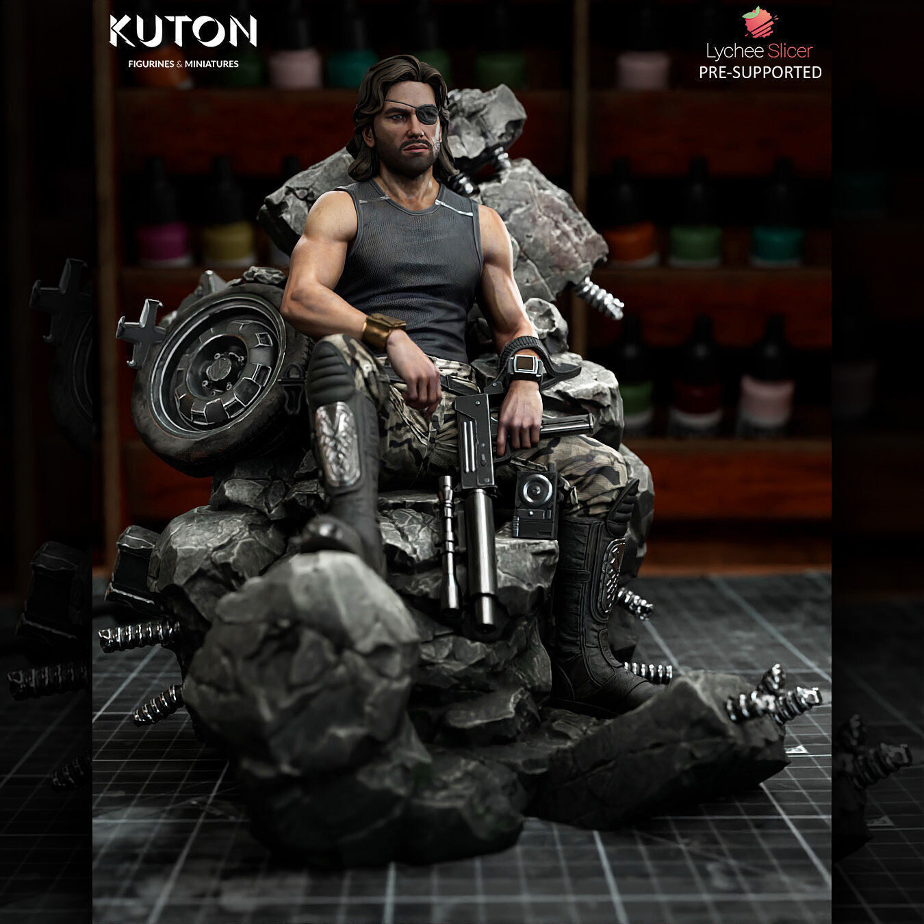 Snake Plissken 3D print model_3