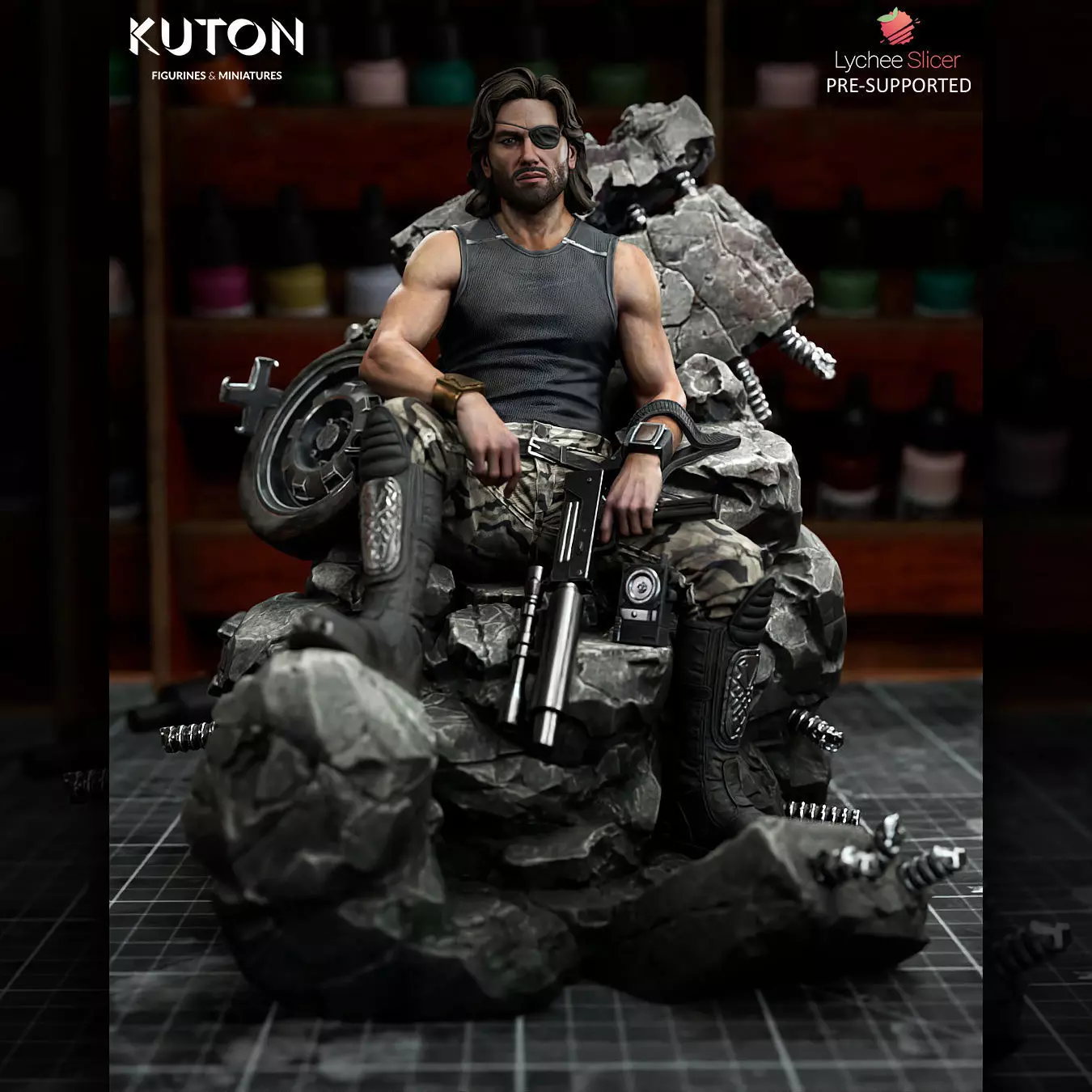 Snake Plissken 3D print model_0