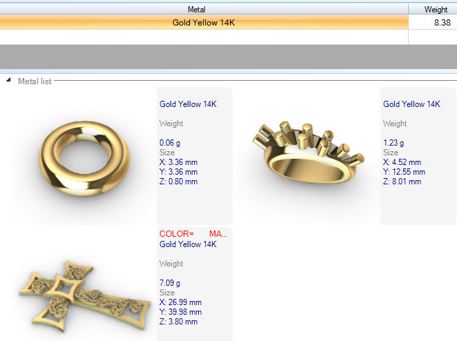 Scroll Design Diamond Cross Pendant  3D print model_23