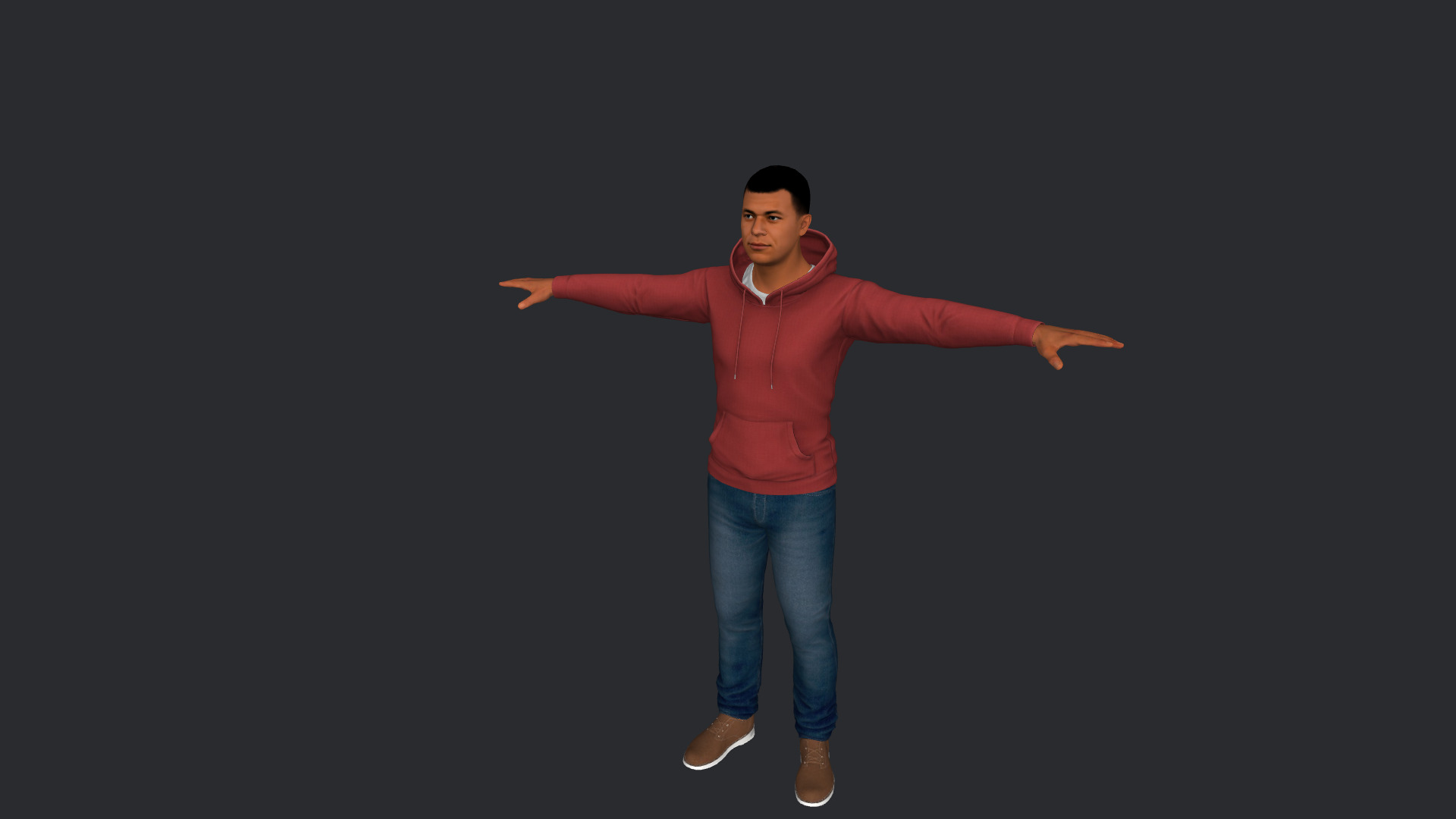 Kylian Mbappe Hyper Realistic Full Body Rigged 3D Character 3D model_10