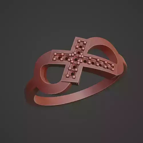 Solitario Infinito Cruz Engaste