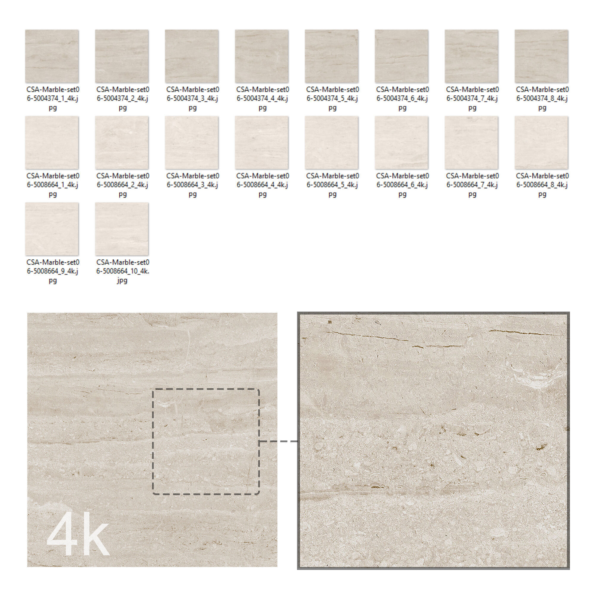 Marble Set 06 - Bundle - Limestone and Travertine Texture_2