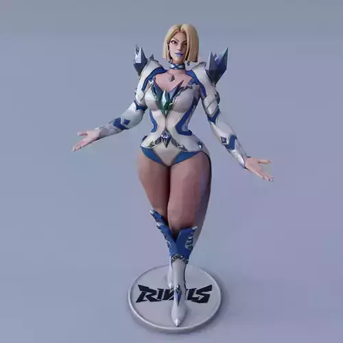 Emma Frost from Marvel Rivals  3D print model