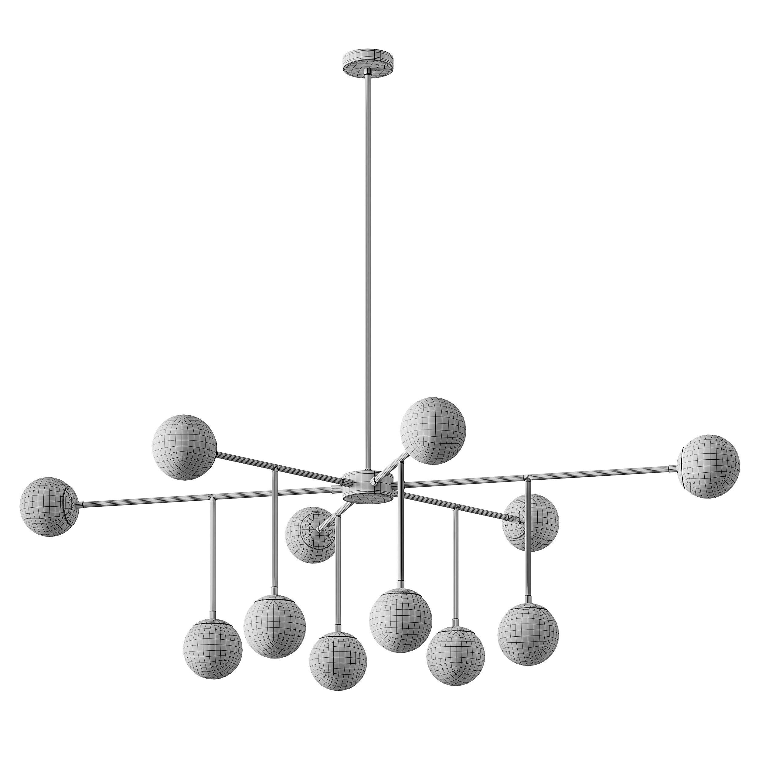 Chandelier Aram 3D model_14