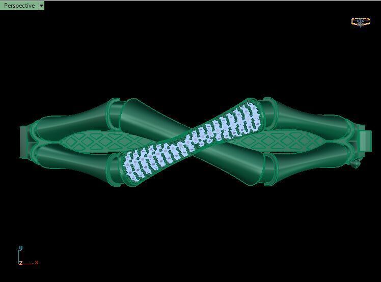 Bracelet 0012 3D print model_10
