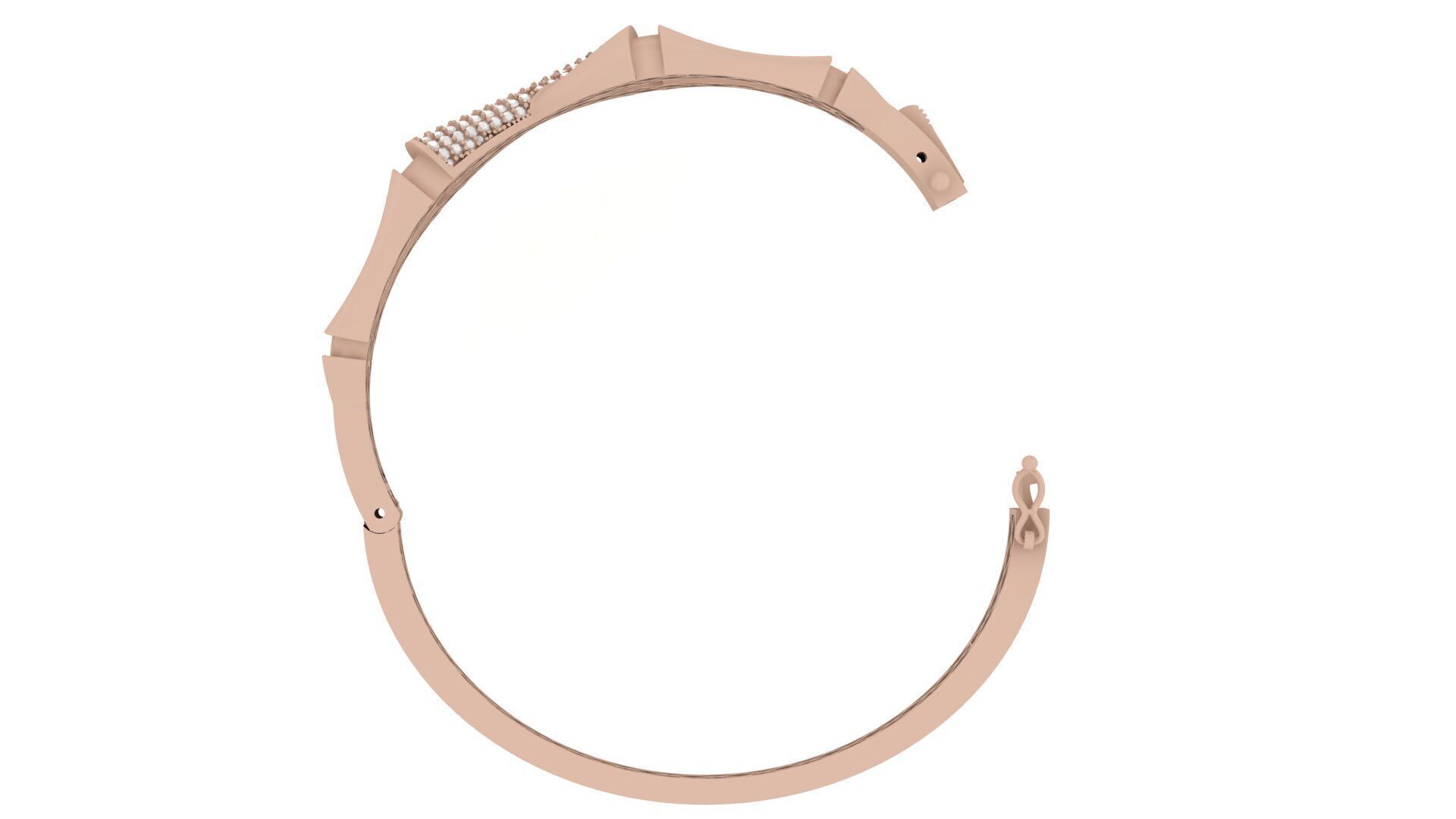 Bracelet 0012 3D print model_6